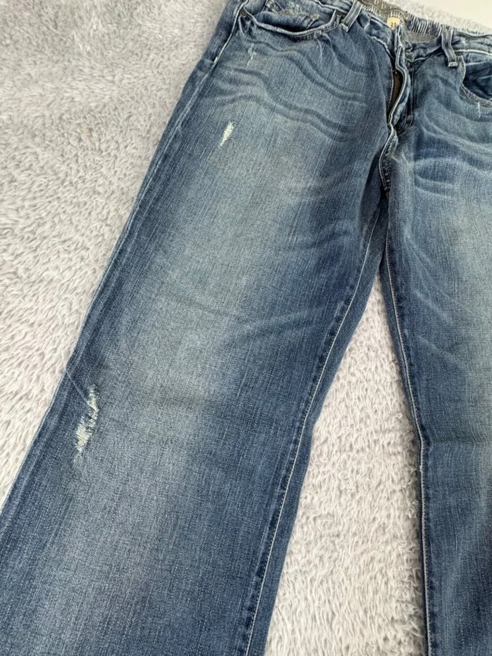 Paige Premium Denim JRC Relaxed Fit Jeans Mens 31 USA Blue Wash Office Casual